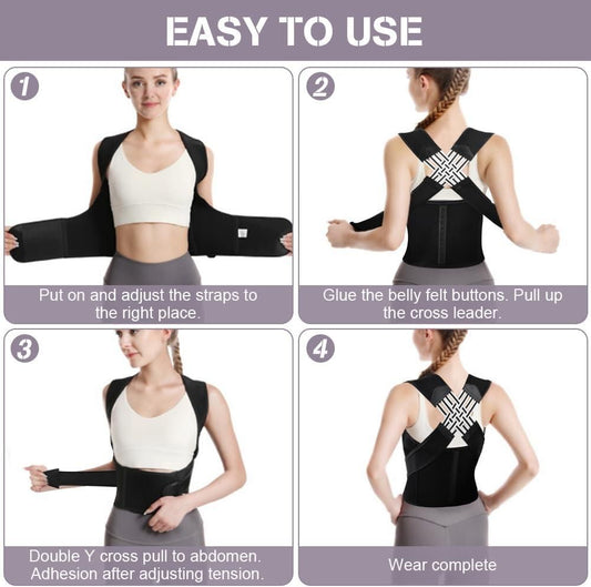 Unisex Adjustable Back Posture Corrector